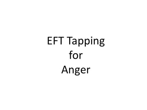 Anger EFT Tapping Guide (Audio mp3)